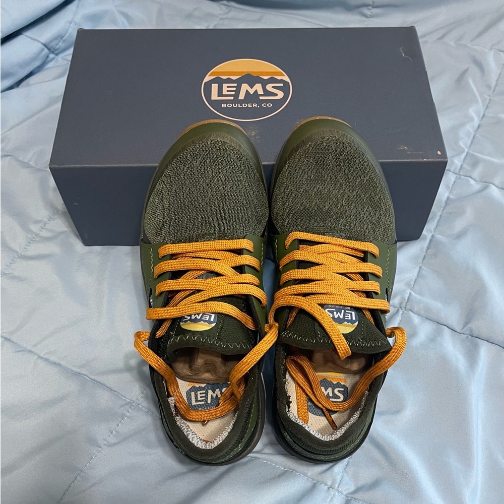 New Lems Barefoot Shoes Mesa Women Green Yellow